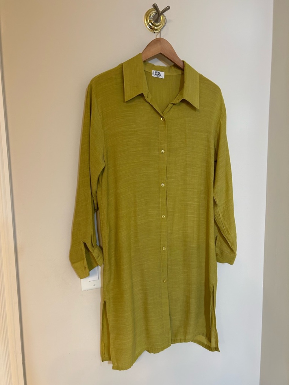 Jon & Anna Lightweight Tunic in Yellow-Green